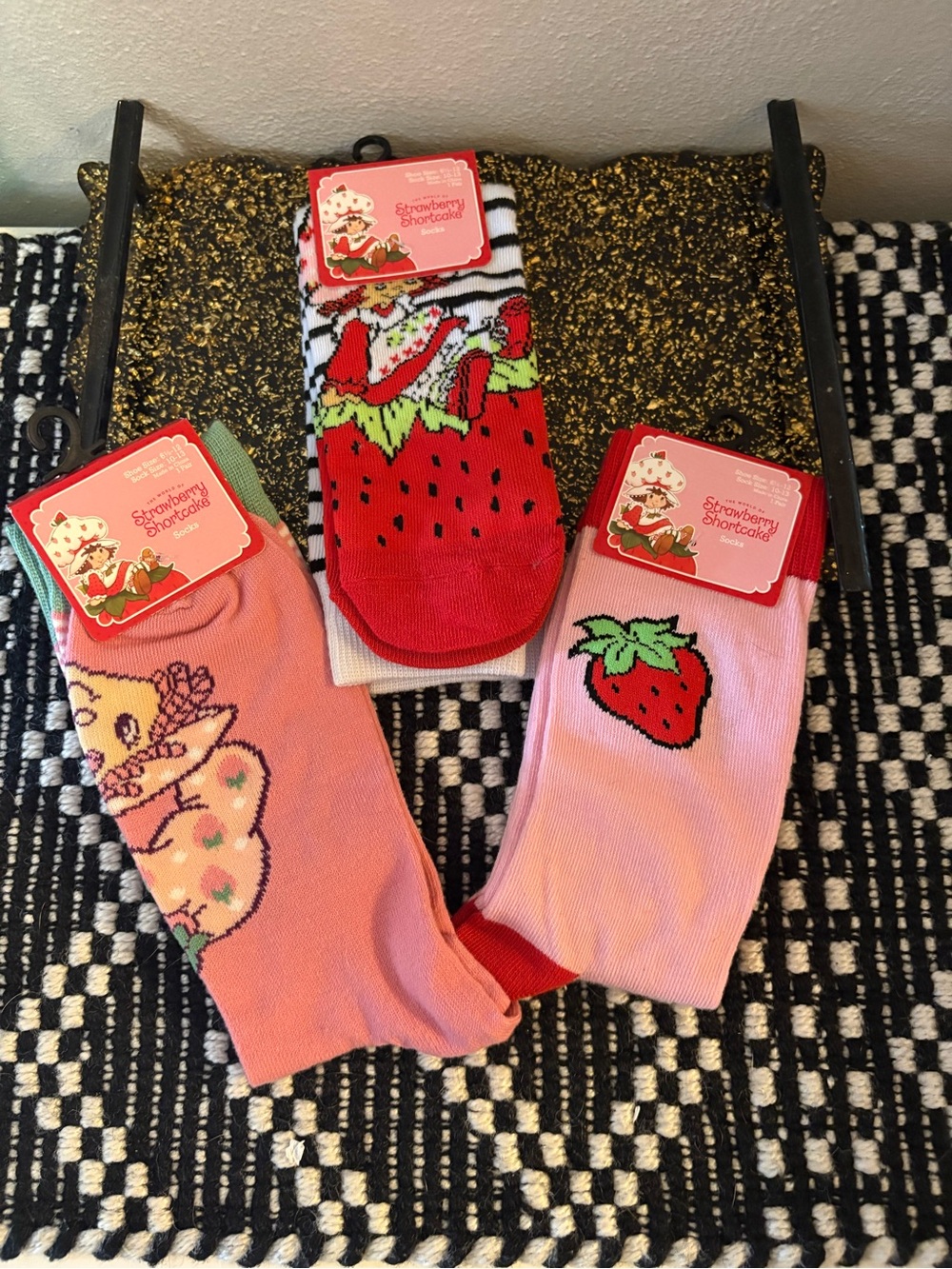 Strawberry Shortcake Socks - Set of 3 Pairs